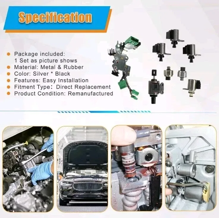 CVT Transmission Valve Body Solenoids fits for Altima Sentra Dodge Replace OE JF image 4