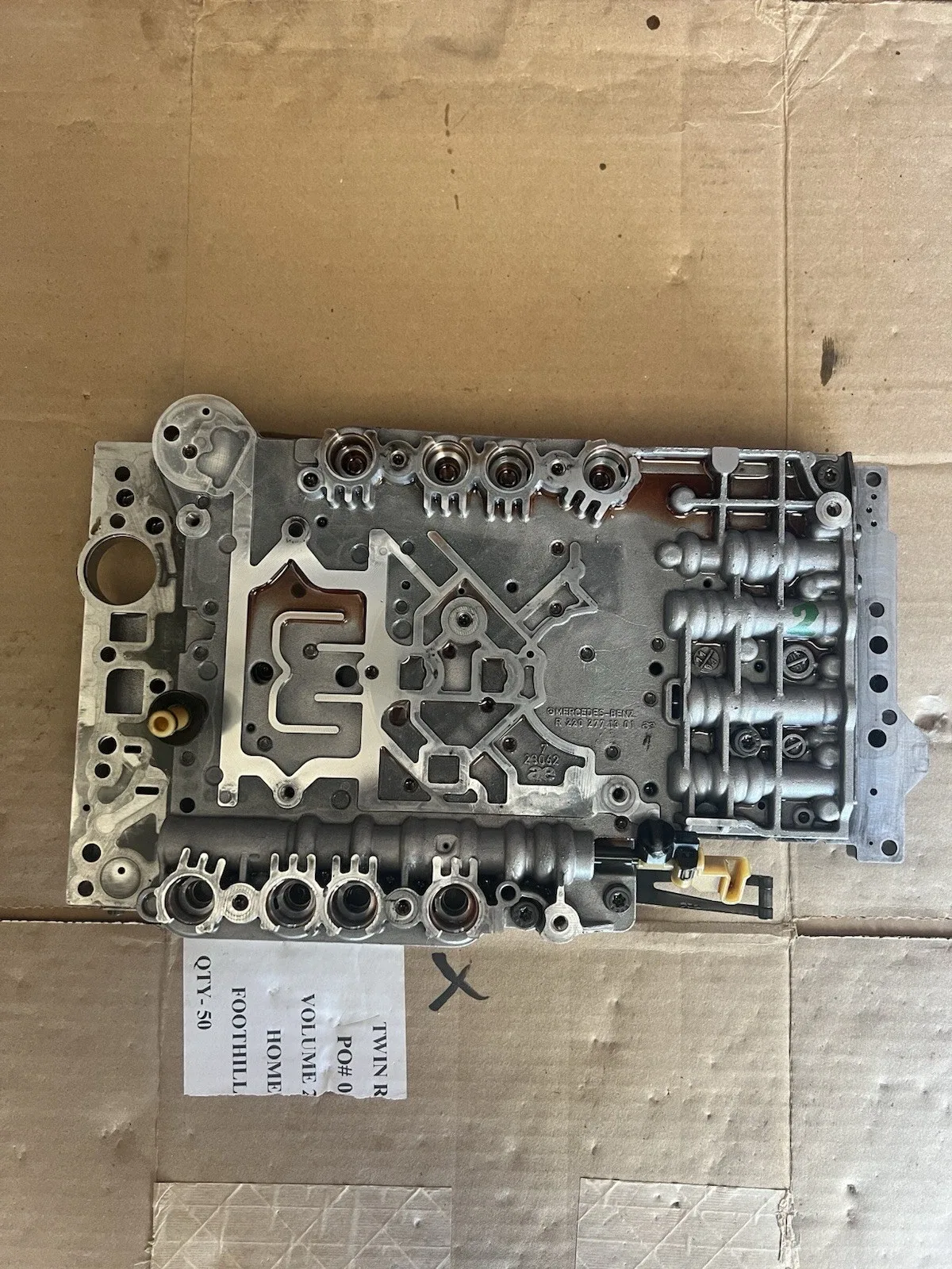 Mercedes 722.9 7g Tronic Automatic Transmission Valve Body OEM  W221 S550 W211 image 2