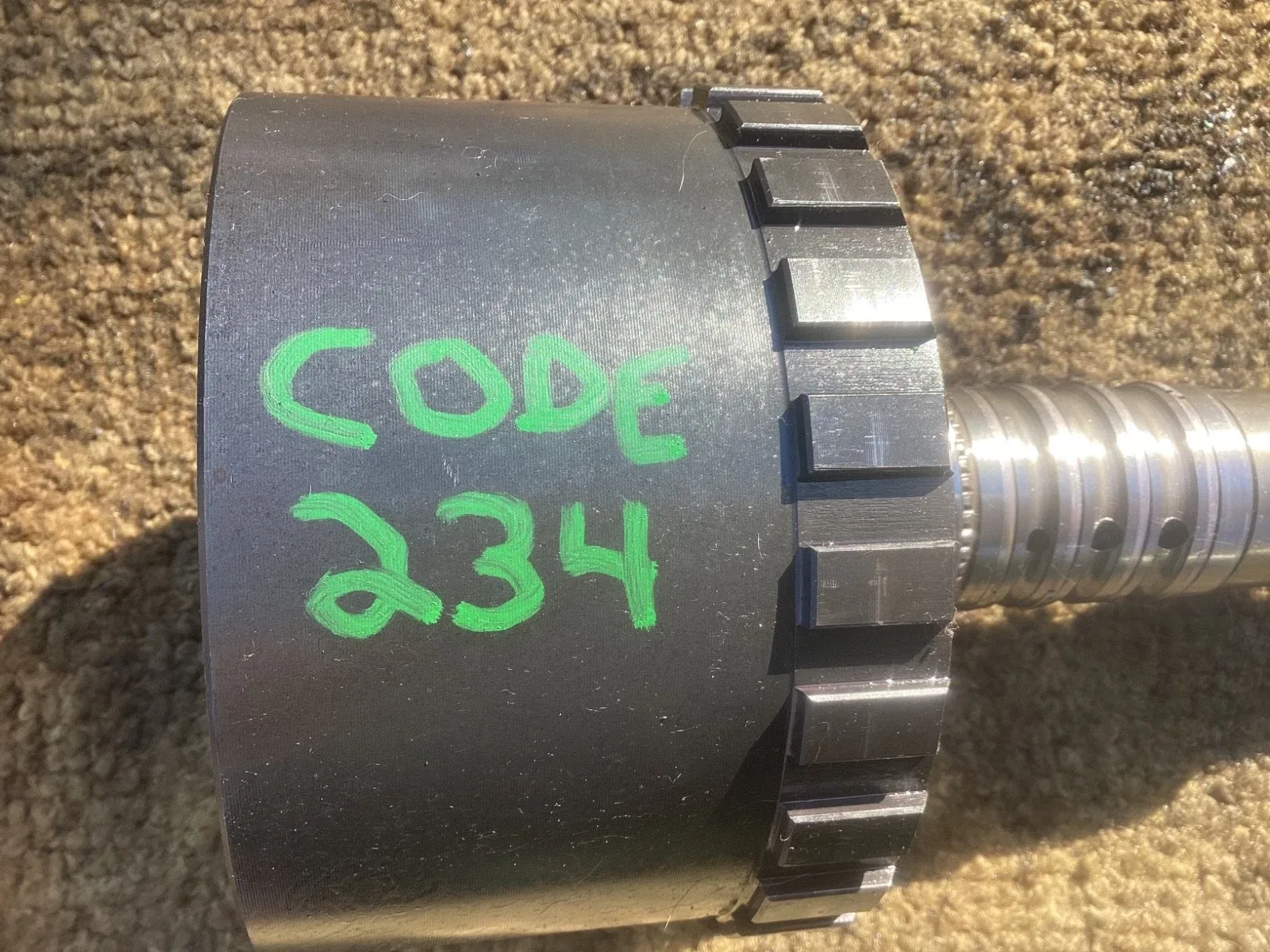 1991 Ford Mustang AOD Output Drum & Shaft OEM Used image 2