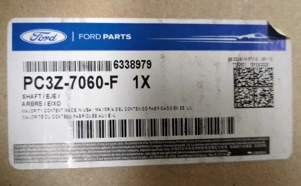 2023-2026 Ford Super Duty Output Shaft Update Kit PC3Z-7060-F image 2