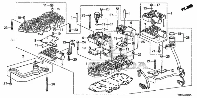 Genuine Honda Body Assembly Main Valve 27000-RY0-000