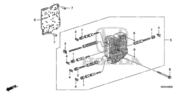 Genuine Honda Body Assembly Secondary Valve 27700-R36-A00