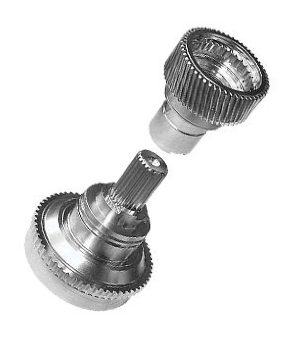 Dodge Diesel 48RE Billet 2-Piece Output Shaft (4x4)