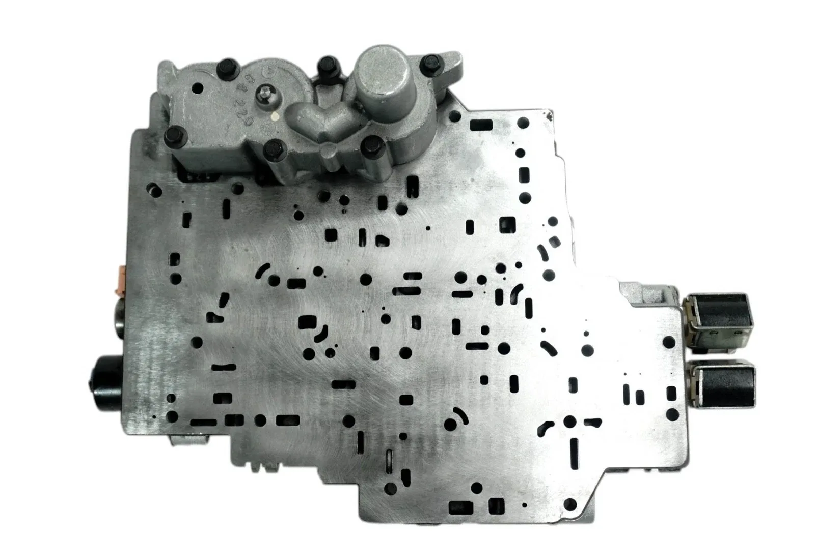 34740DA - 4L80E 4L85E, VALVE BODY, 4 SOLENOID, BLACK EPC, SENSOR IN HARNESS image 3
