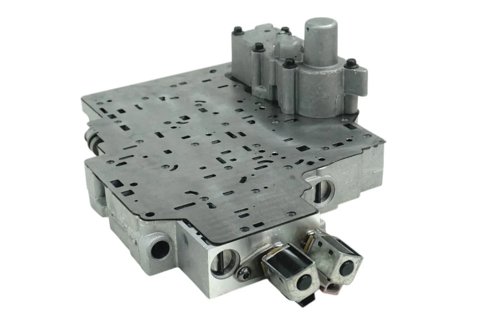 34740DA - 4L80E 4L85E, VALVE BODY, 4 SOLENOID, BLACK EPC, SENSOR IN HARNESS