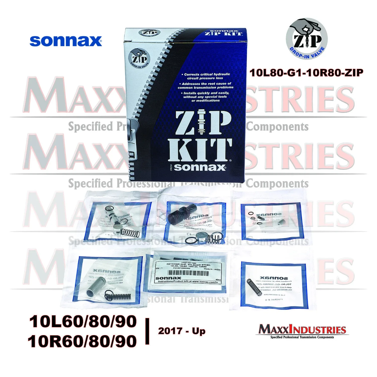10L80 10L90 Transmission Valve Body ZIP Kit GEN1 (10L80-G1-10R80-ZIP) image 2