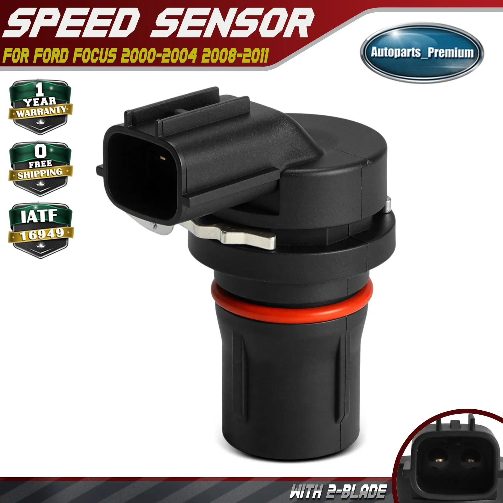 2000-2004 & 2008-2011 Ford Focus Output Shaft Speed Sensor - 5S4Z7H103AA