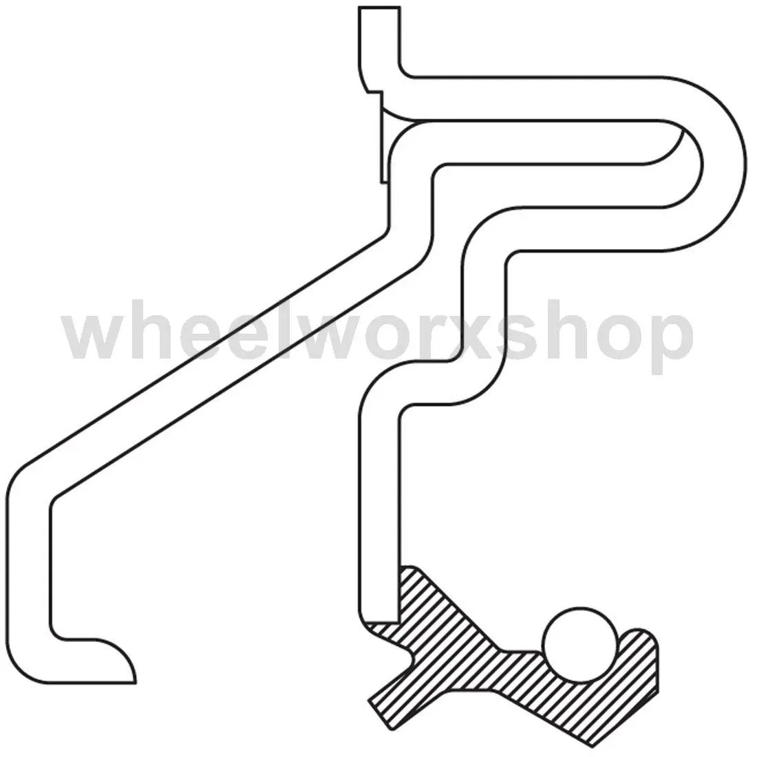 2000-2011 Ford Focus 2.0L Automatic Transmission Output Shaft Seal MPN WHEL260801054379 image 4
