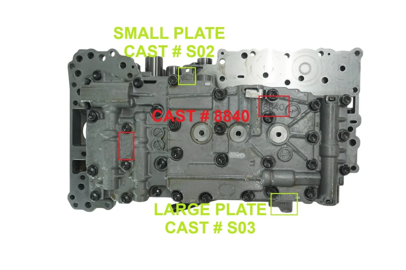 WTY267740A - A960E, REFURB LIFETIME WTY VALVE BODY, 9 SOL, CAST: 8840/S02/S03 image 3