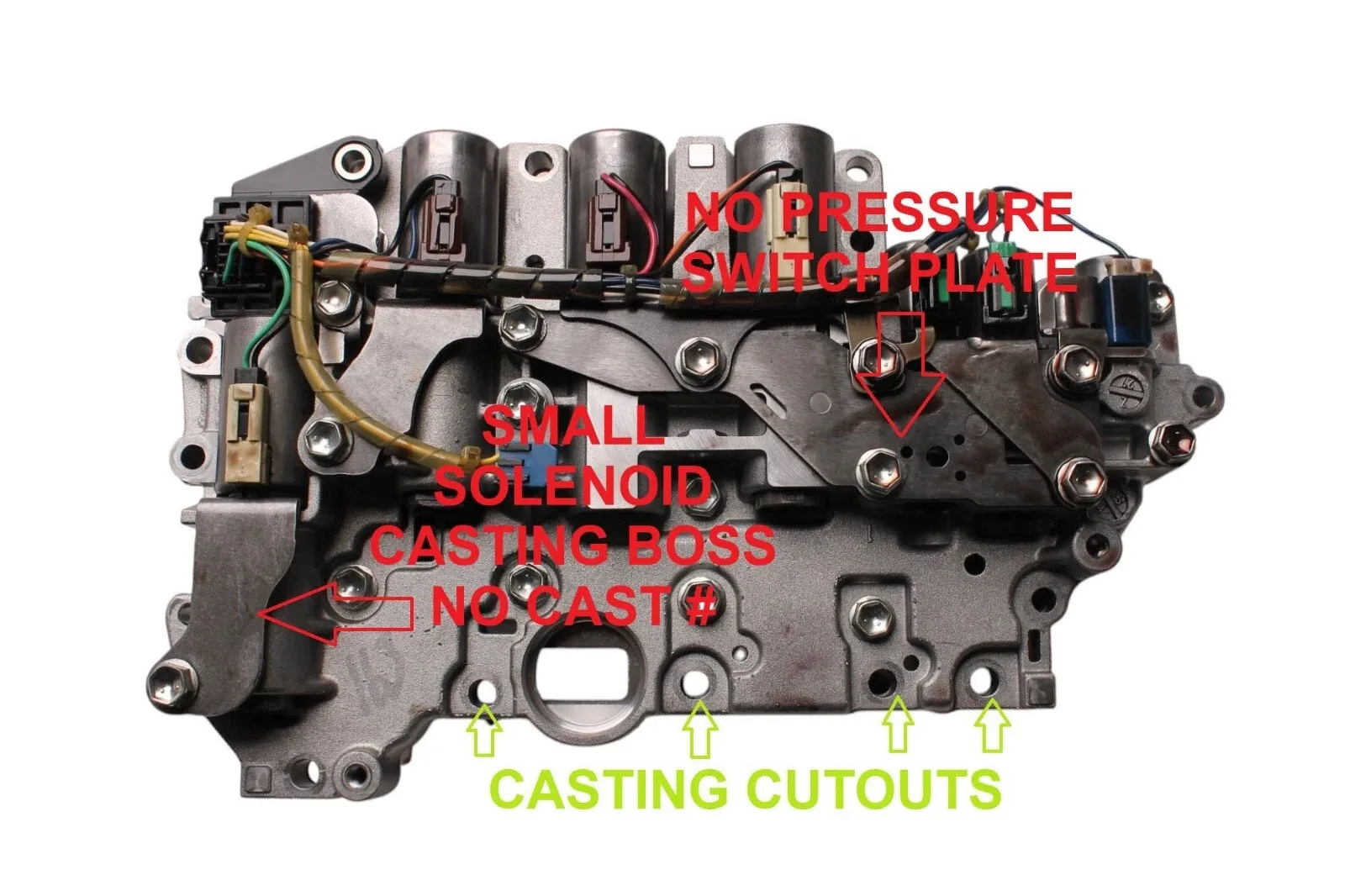 WTY277740B - U760E/F, REFURB LIFETIME WTY VALVE BODY, NO CAST, 2008-UP image 3