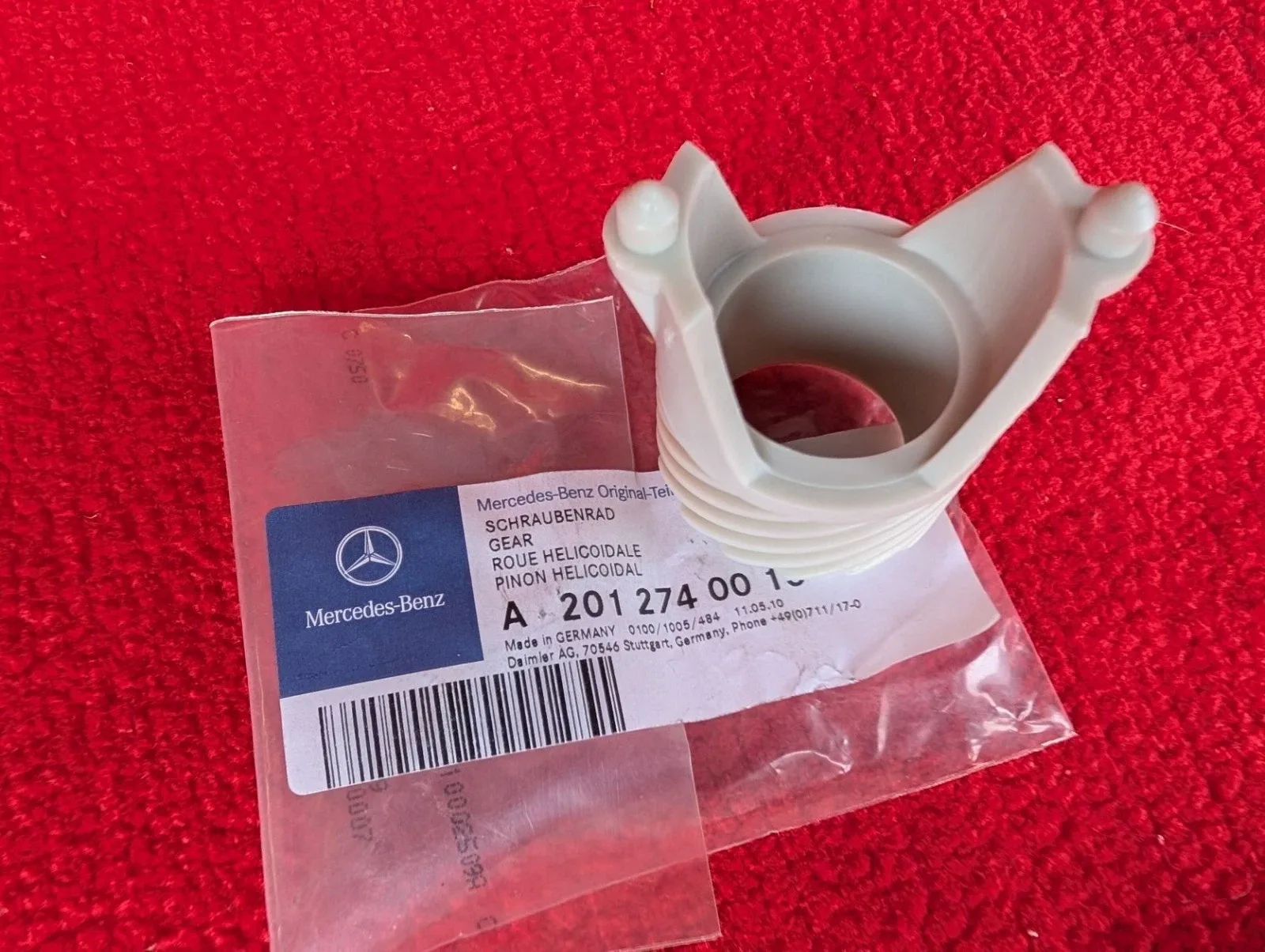 Mercedes-Benz W201 / W124 Governor Drive Gear 2012740015 (722.4 Automatic) image 3