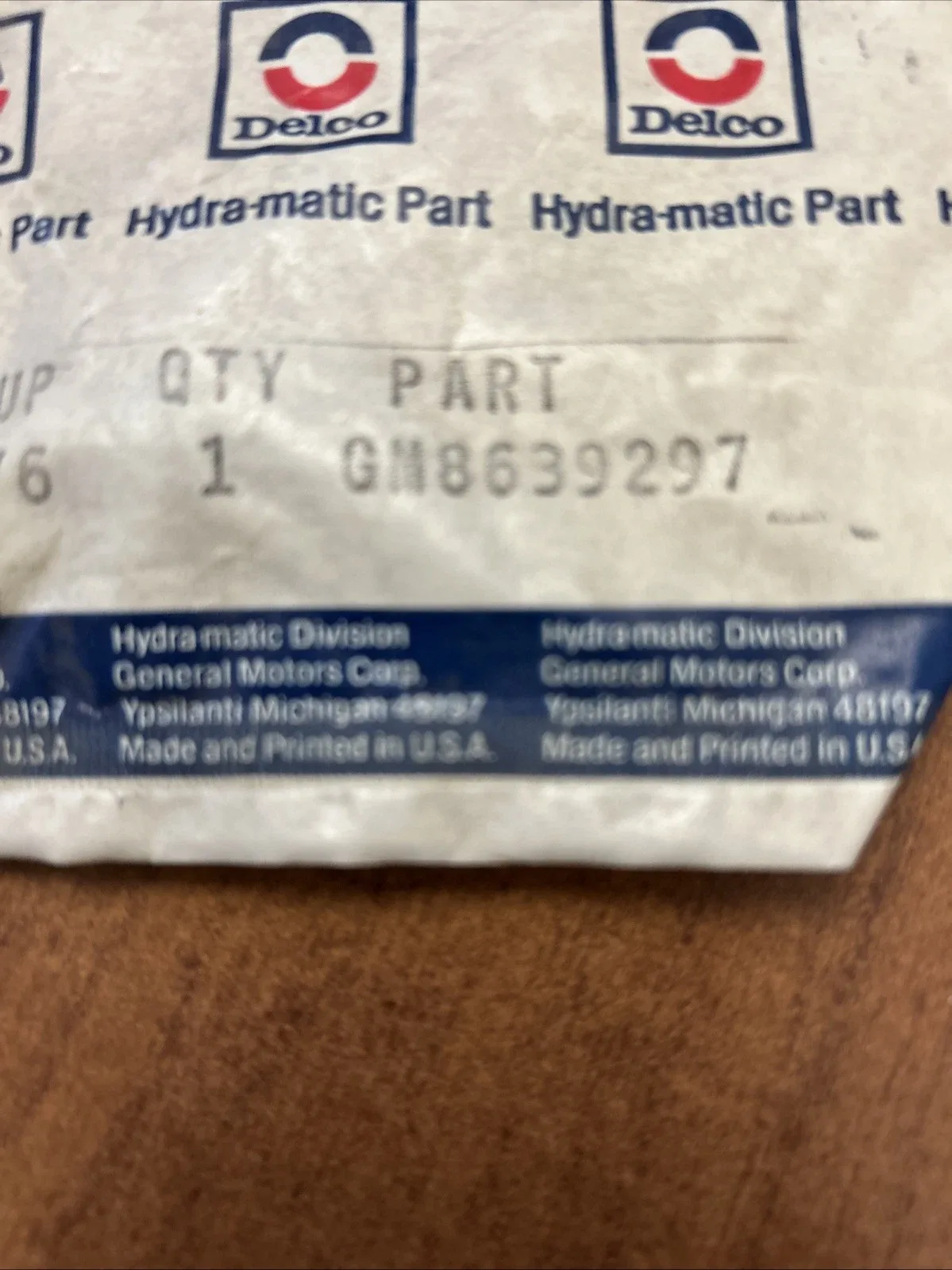 1982-1985 GM Output Shaft Thrust Washer 2.50mm ACDelco 8639297 image 2