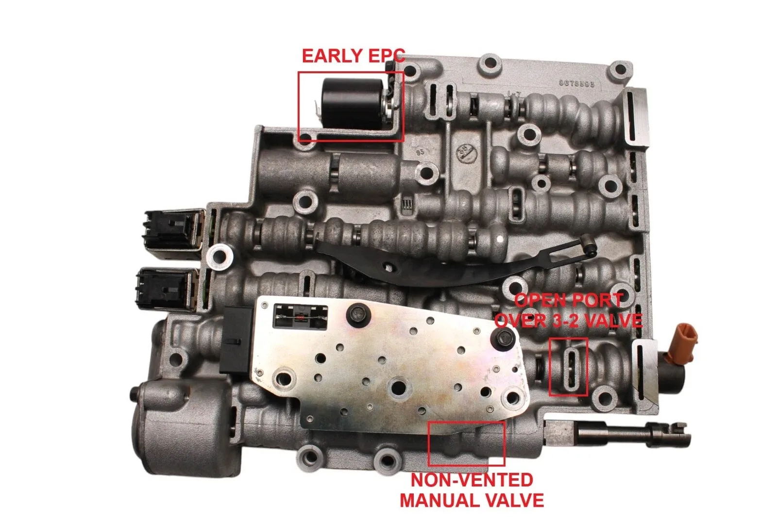 GM 4L60E Valve Body 74740N - Early EPC, Non-PWM, Open Port, Non-Vented image 2