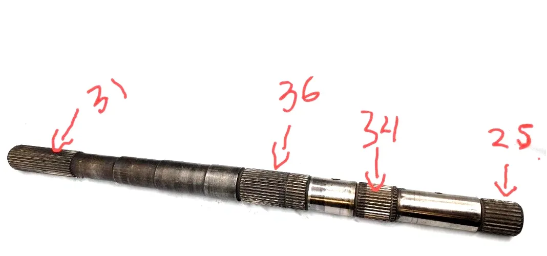Ford E4OD / 4R100 Output Shaft 23" Long (2WD) - E4OD Output shaft