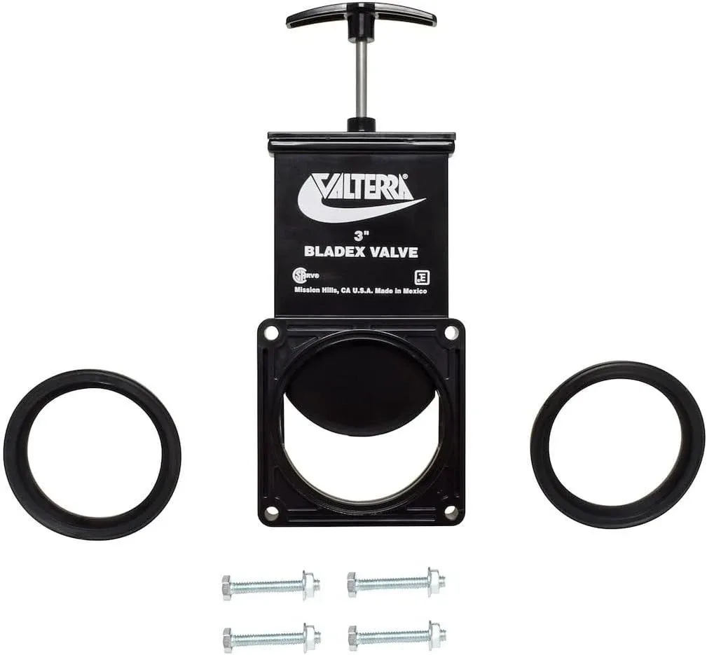 3-Inch RV Waste Valve Body with Seals (Universal) - Valve Body with Seals image 3