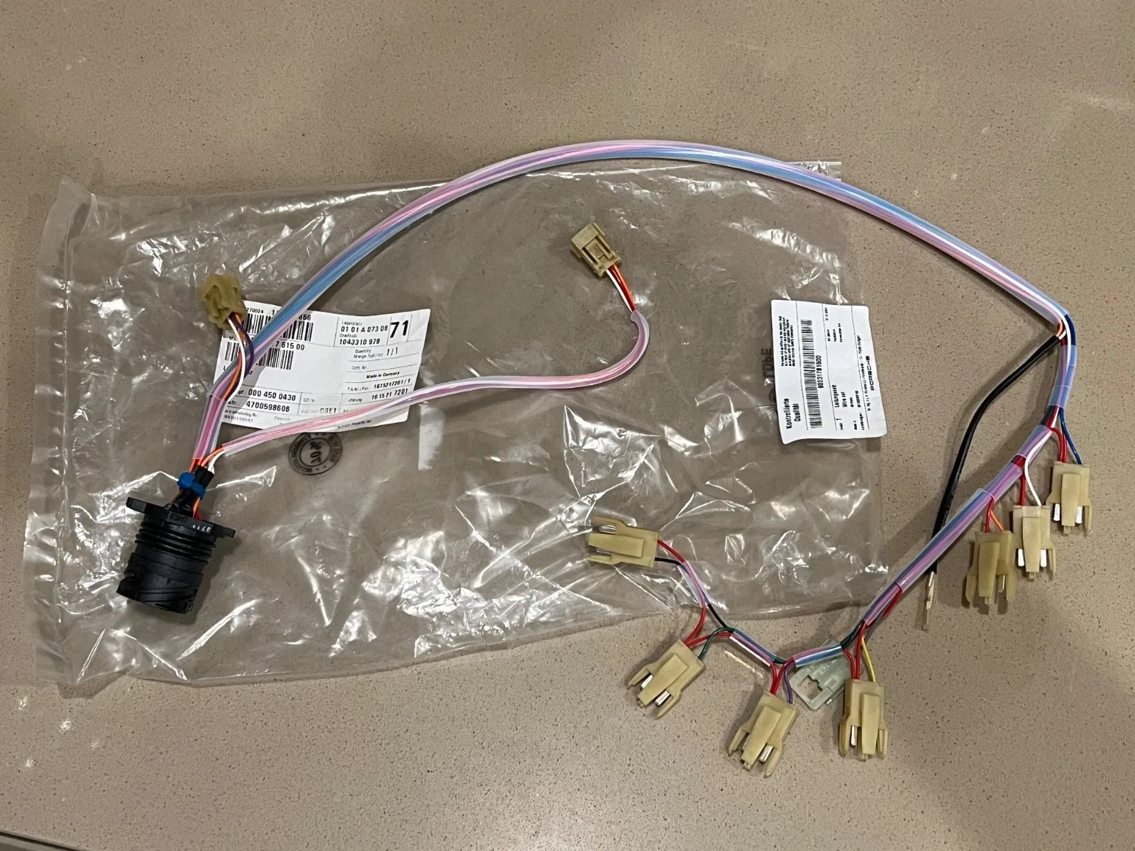 Porsche pdk valve body wire set 9G231761500