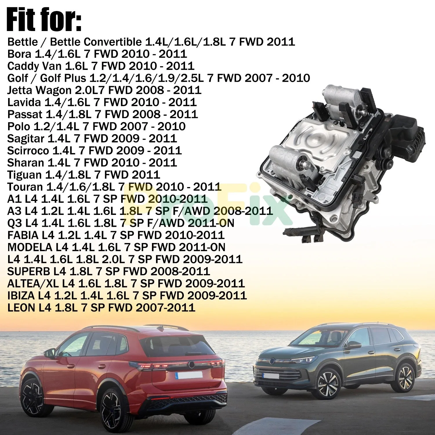 Audi VW 0AM DQ200 Mechatronic Valve Body 0AM927769K image 4