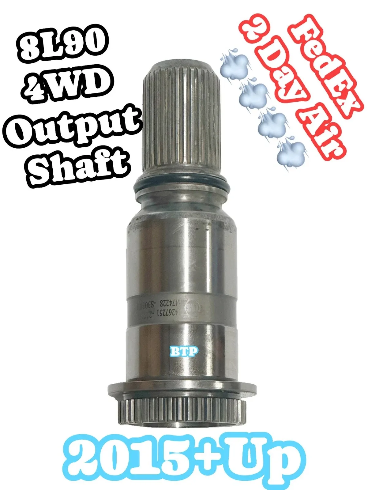 8L90 / 8L90E Output Shaft for GMC/Chevy 4x4 4WD - Used OEM