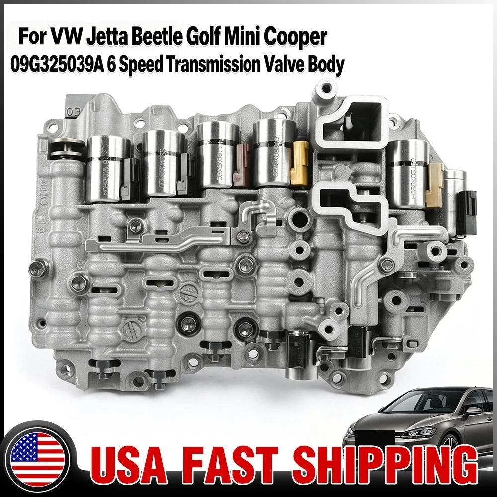 09G Transmission Valve Body w/ Solenoids for Volkswagen Beetle, Golf, Jetta & Mini Cooper
