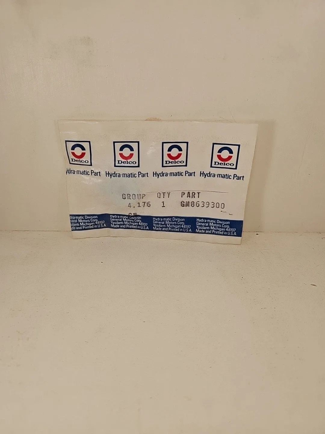 1982-1985 GM Automatic Transmission Output Shaft Thrust Washer 8639300
