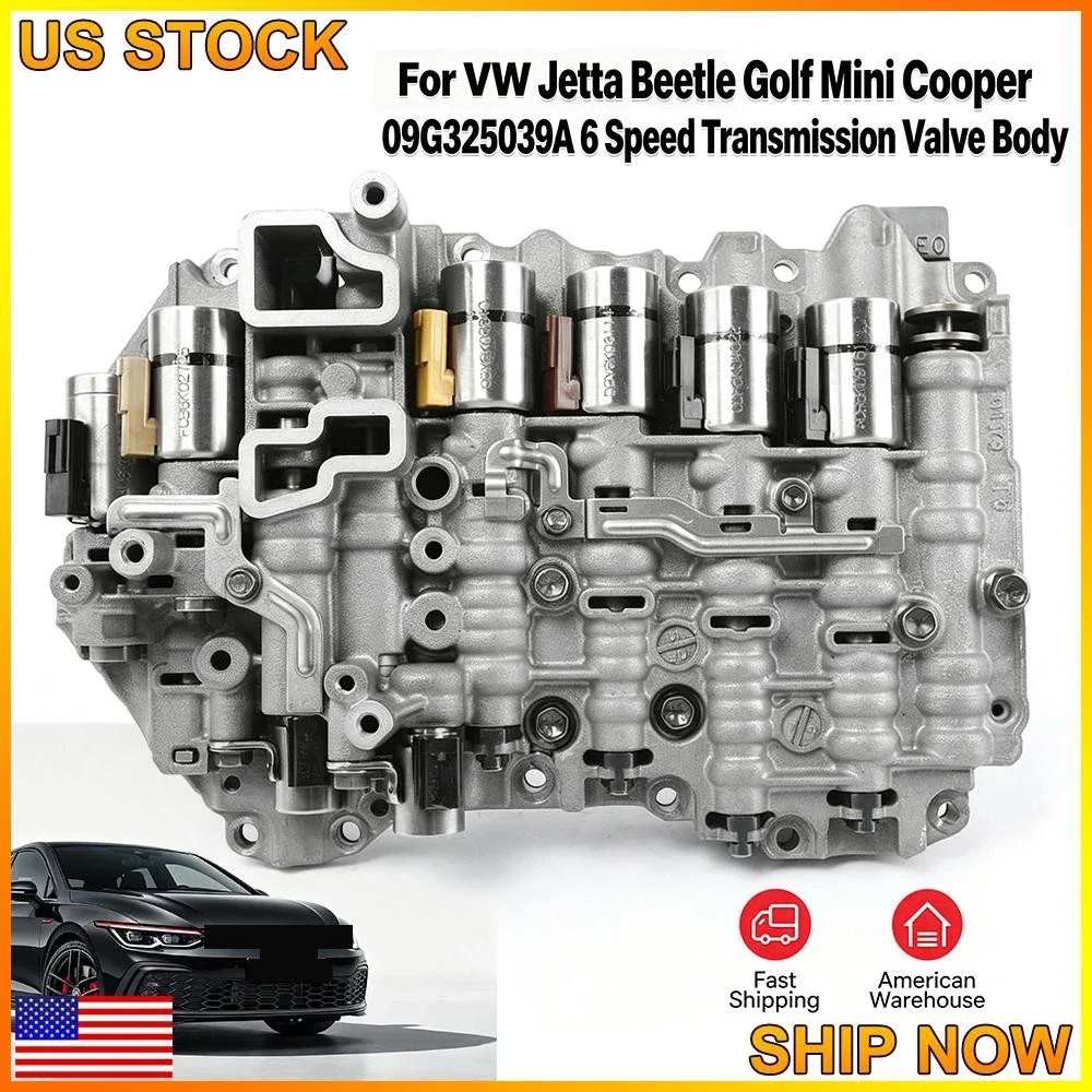 09G Transmission Valve Body W/ Solenoid For VW Beetle Jetta Mini Cooper