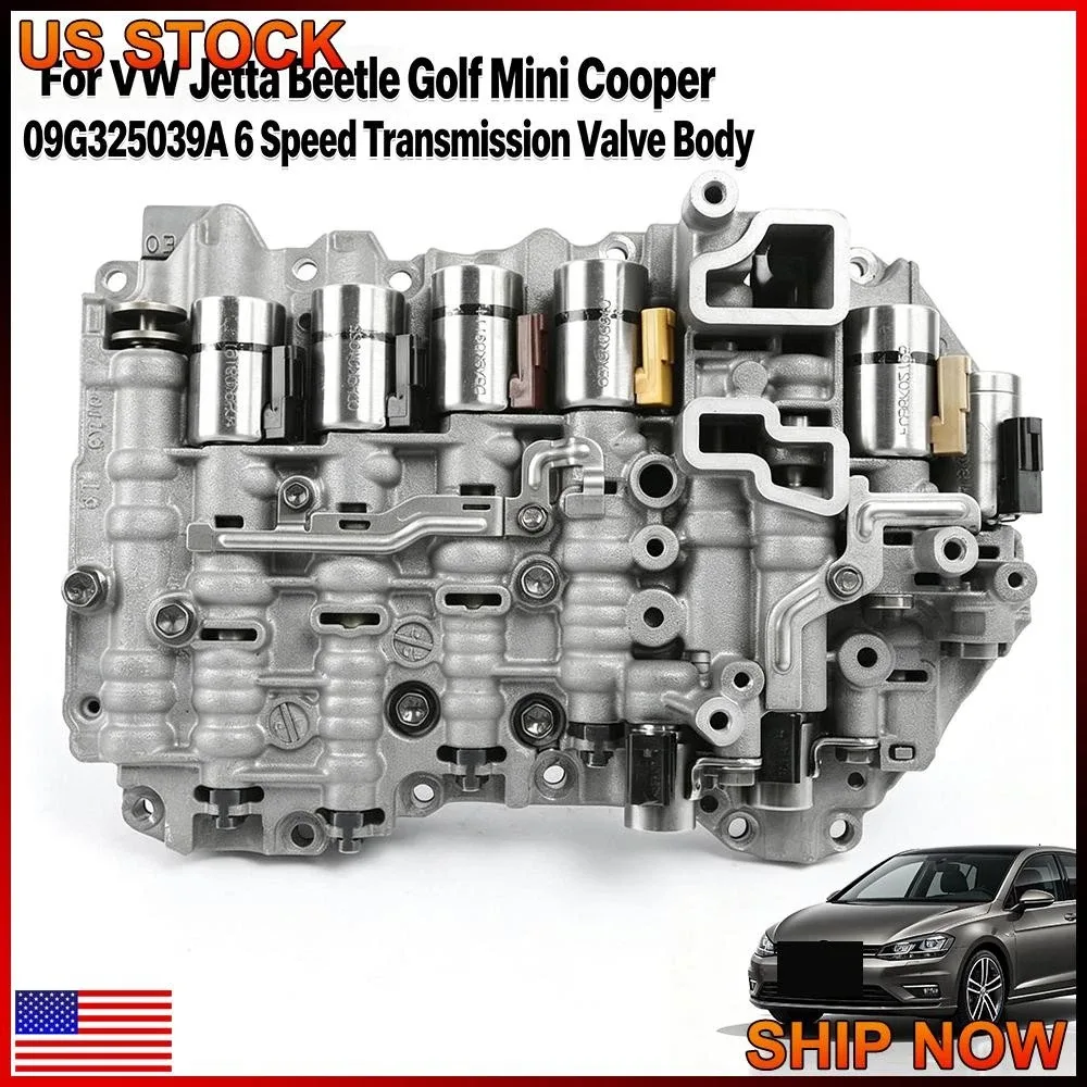 09G Transmission Valve Body W/ Solenoids For VW Beetle Golf Jetta Mini Cooper