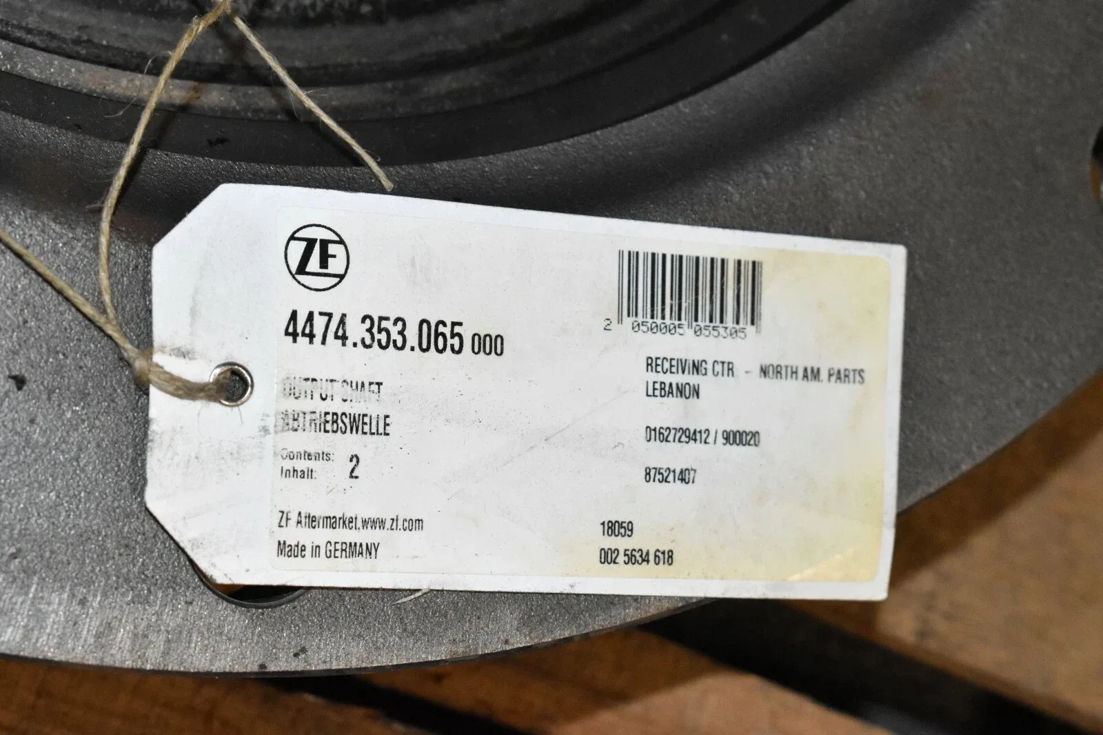 ZF Output Shaft ZF 4474353065 image 3