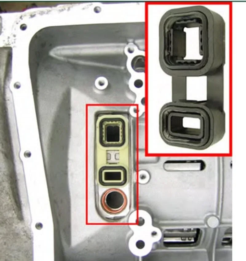 8HP45 8HP70 6R80 ZF6HP  Bridge Seal Kit Valve Body to Case (4 Seals & Carrier) image 4