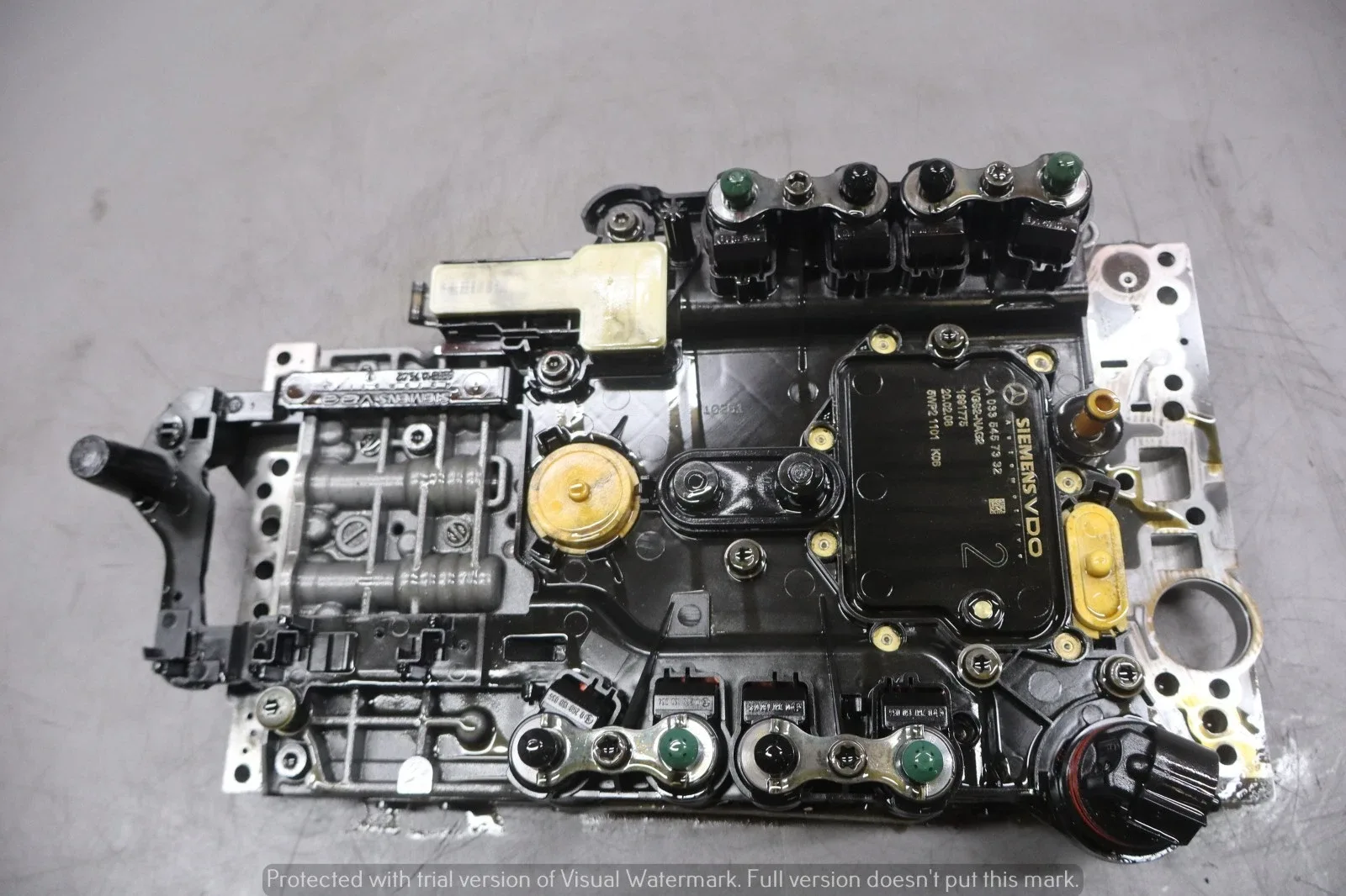 04-15 Mercedes CL500 SLK350 722.9 Transmission Valve Body W/Conductor Plate Oem image 4