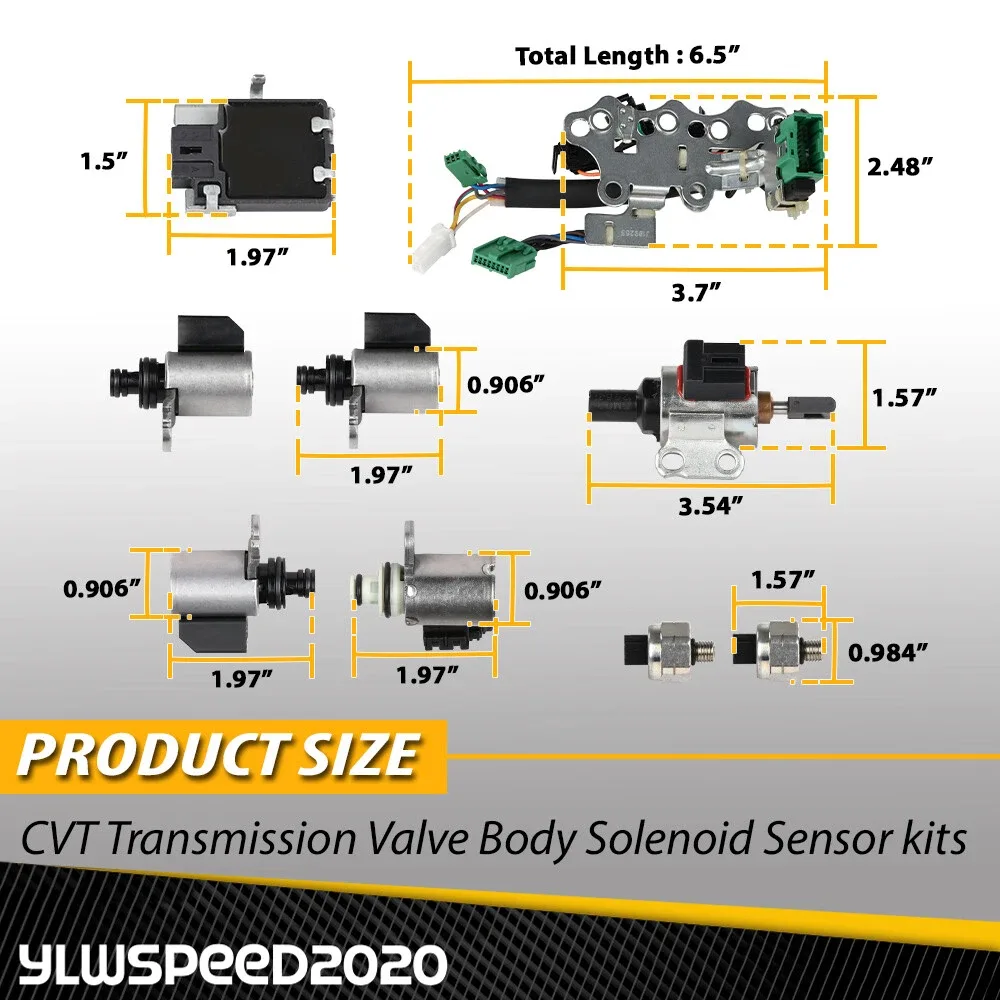CVT Solenoid Sensor Kit JF011E / RE0F10A / F1CJA (MPN yl021403) by ylwspeed20 image 3