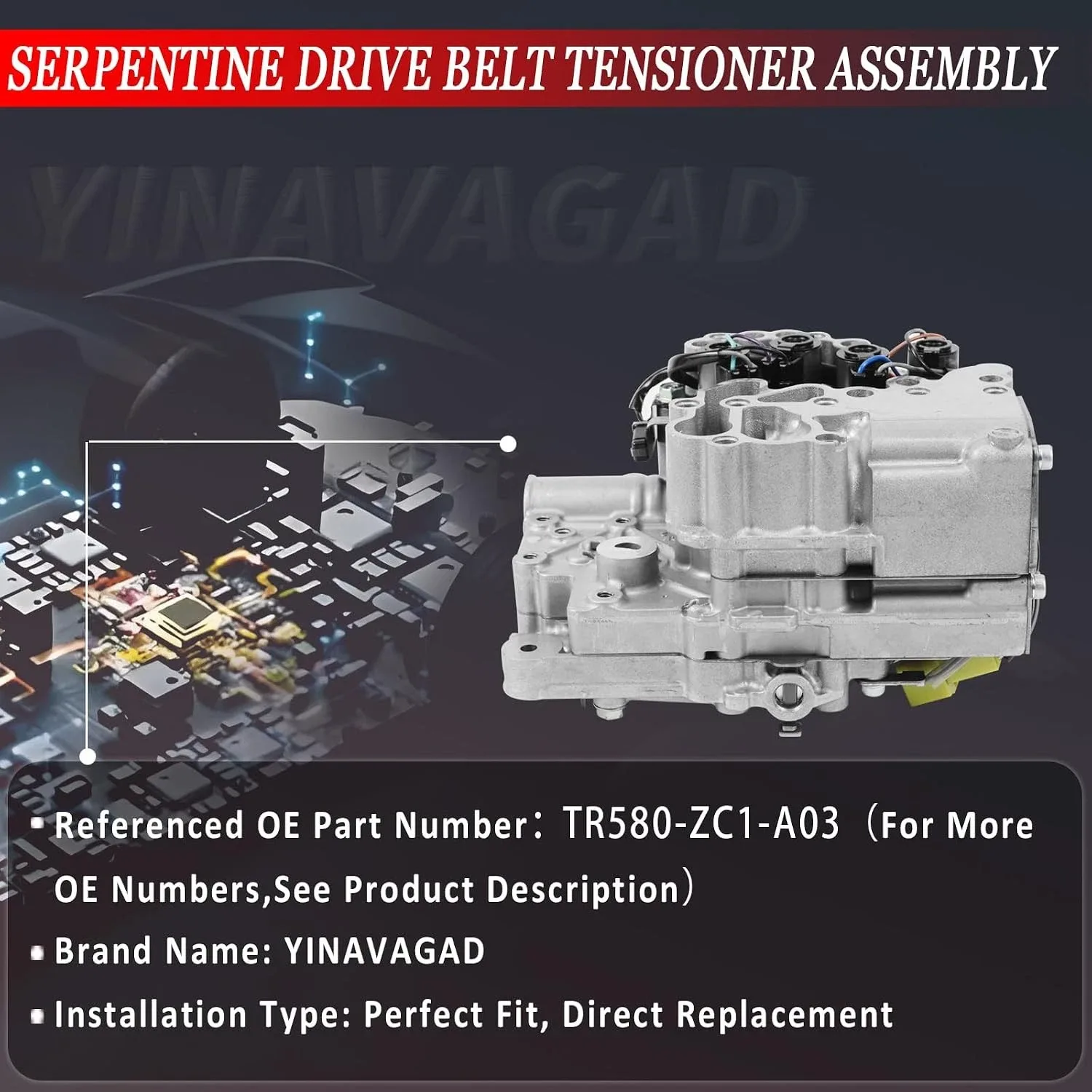 163740B TR580 CVT Transmission Valve Body for Subaru Forester Impreza Outback XV image 4