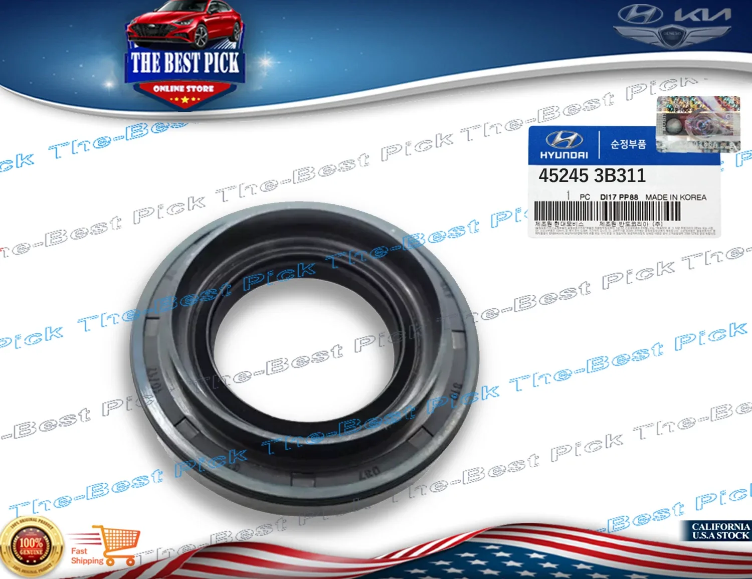 Hyundai / Kia Transmission Output Shaft Seal 452453B311