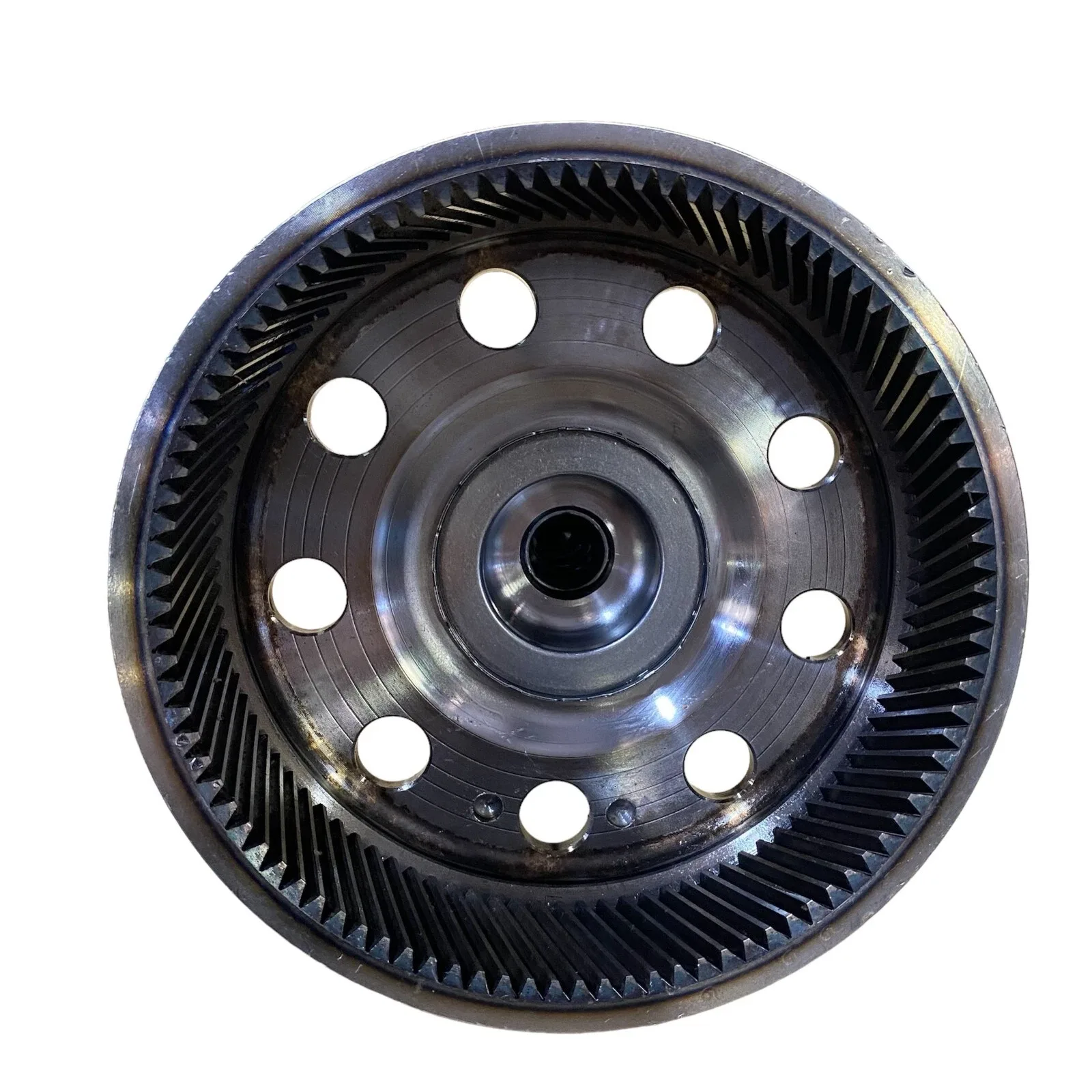 6R140 Ford 4x4 Output Shaft with Ring Gear FC3P-7A049-AB (Used) image 2