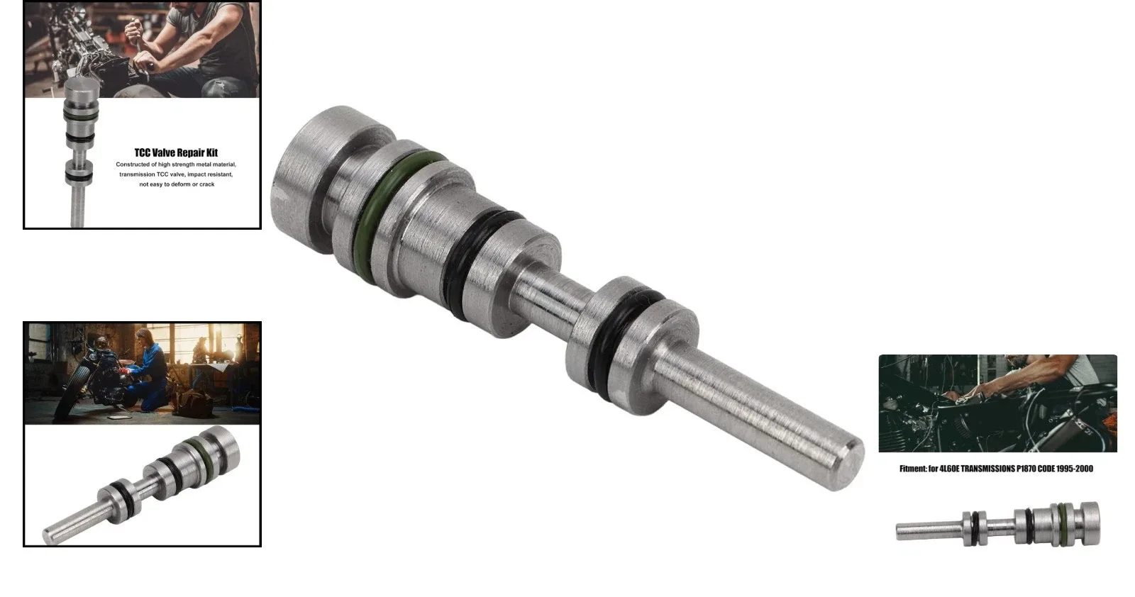 Durable TCC Valve Repair Kit for 4L60E P1870 Code (1995-2000) - 4 Pieces image 2