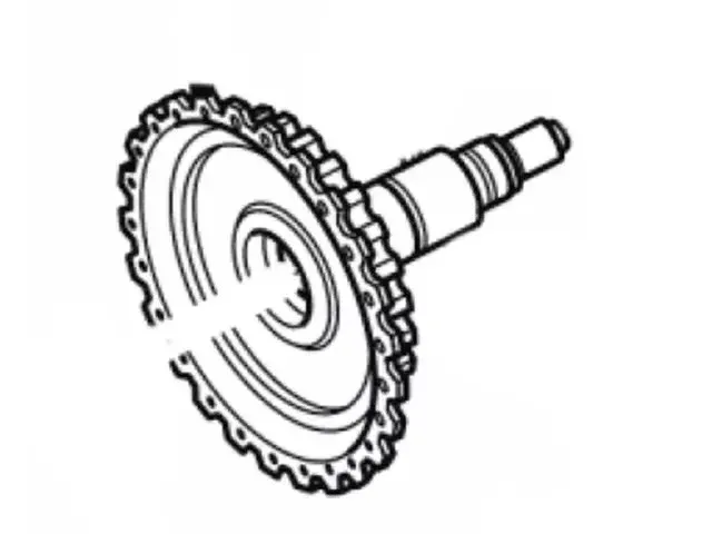 Ford 9L3Z-7060-D Output Shaft Assembly (Genuine Ford) image 2