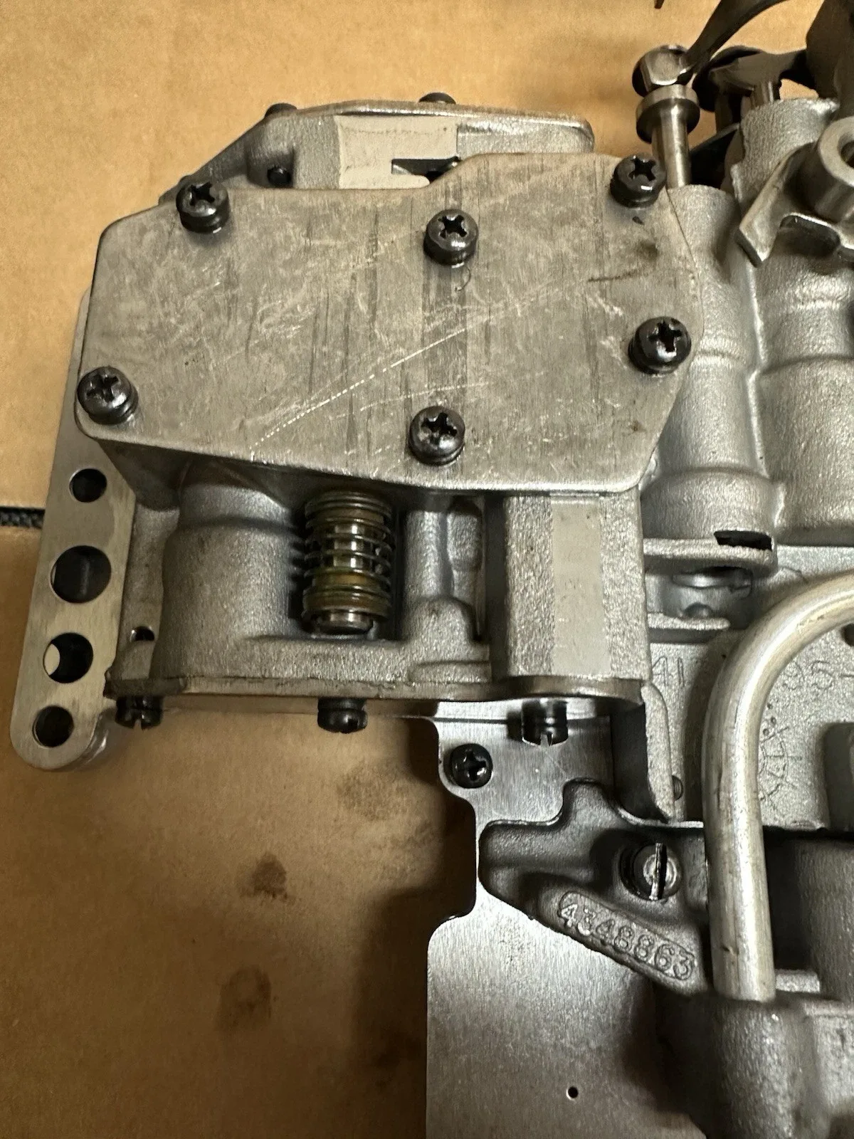 TF8 A727 TF6 A904 TRANS VALVE BODY 4202528 4130495 1984 L-UP BOOST TUBE NEW SEAL image 4