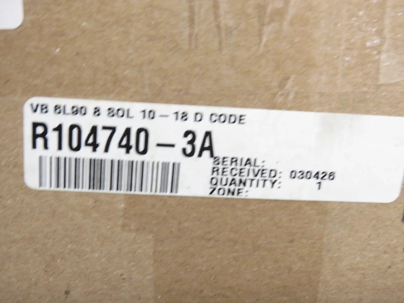 * Central Valve Bodies Main Valve Body Assembly R104740-3A / GM-4680D-2*