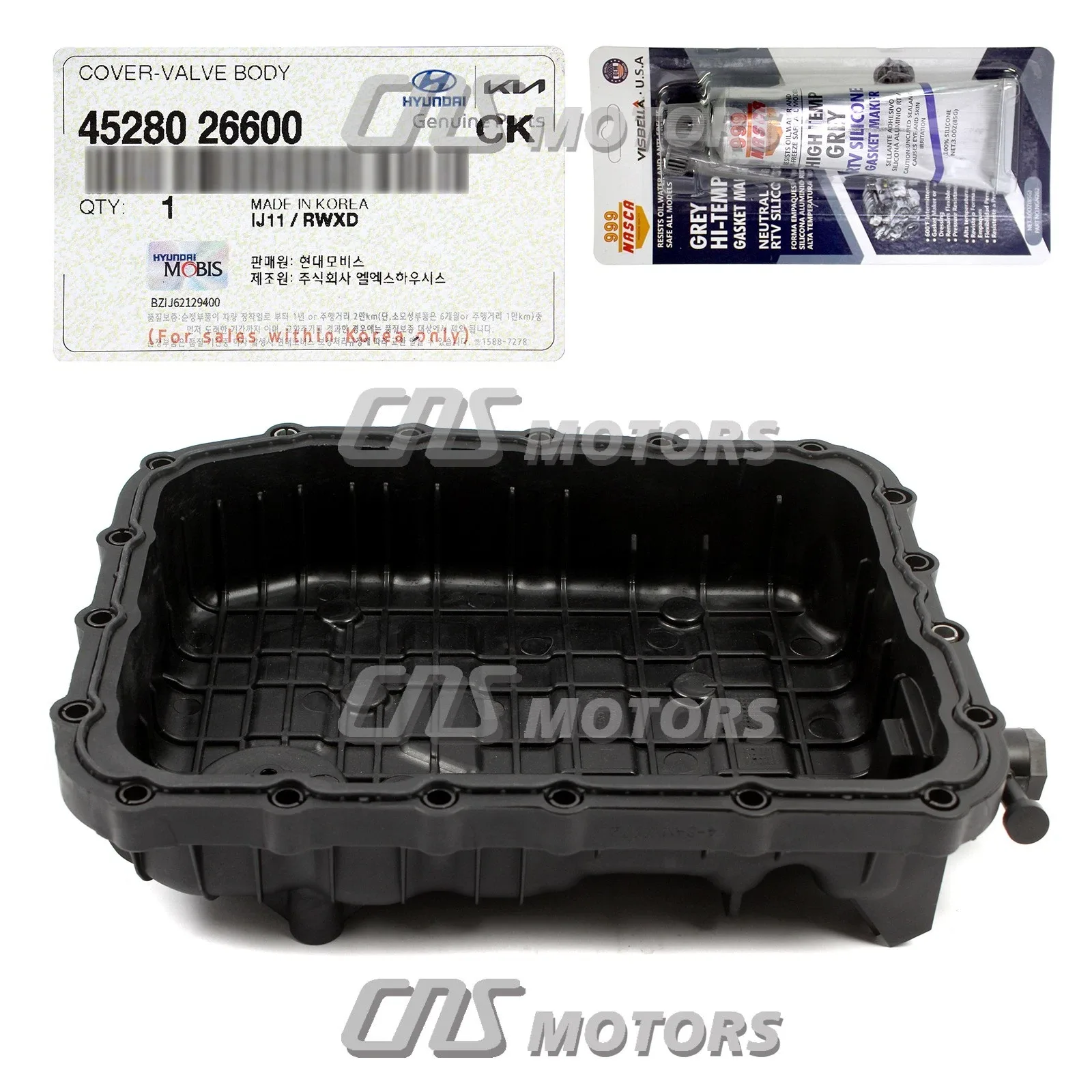 Genuine Valve Body Transmission Oil Pan For 16-21 Hyundai Tucson FWD 4528026600 image 2