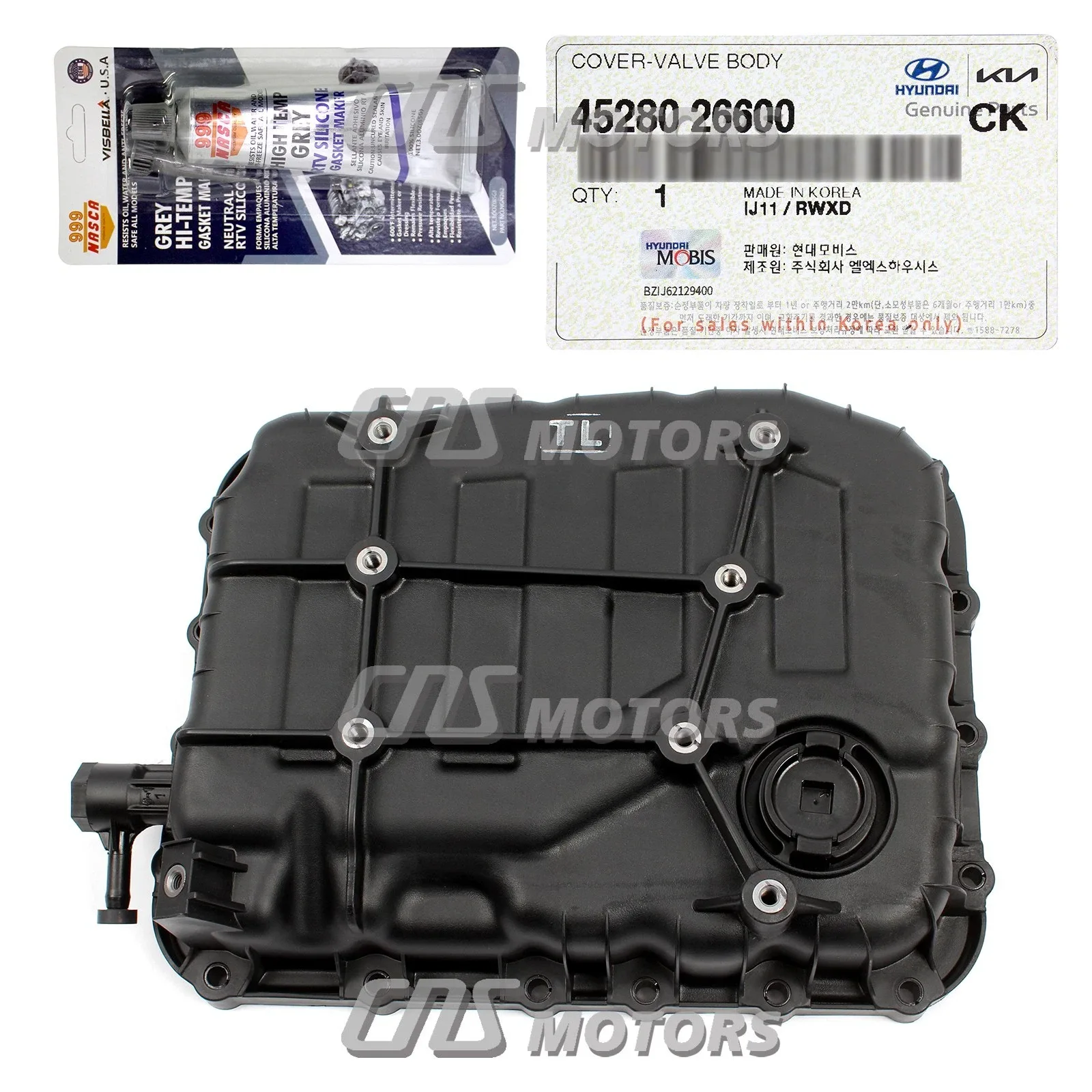 Genuine Valve Body Transmission Oil Pan For 16-21 Hyundai Tucson FWD 4528026600 image 4
