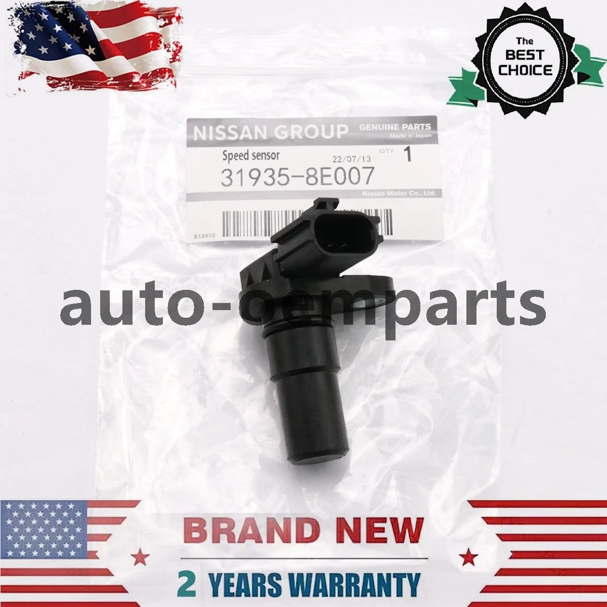 Nissan Altima/Cube/Maxima/Murano/Versa Output Shaft Speed Sensor 31935-8E007