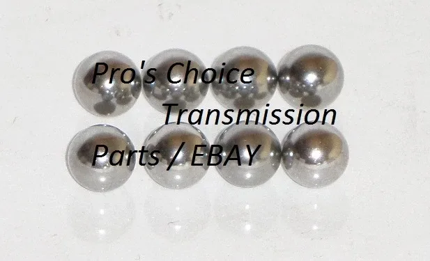 GM GMC Chevy 4L60E 4L65E 4L70E STEEL Valve Body Check Balls 1/4"  .250" 8-Piece image 3