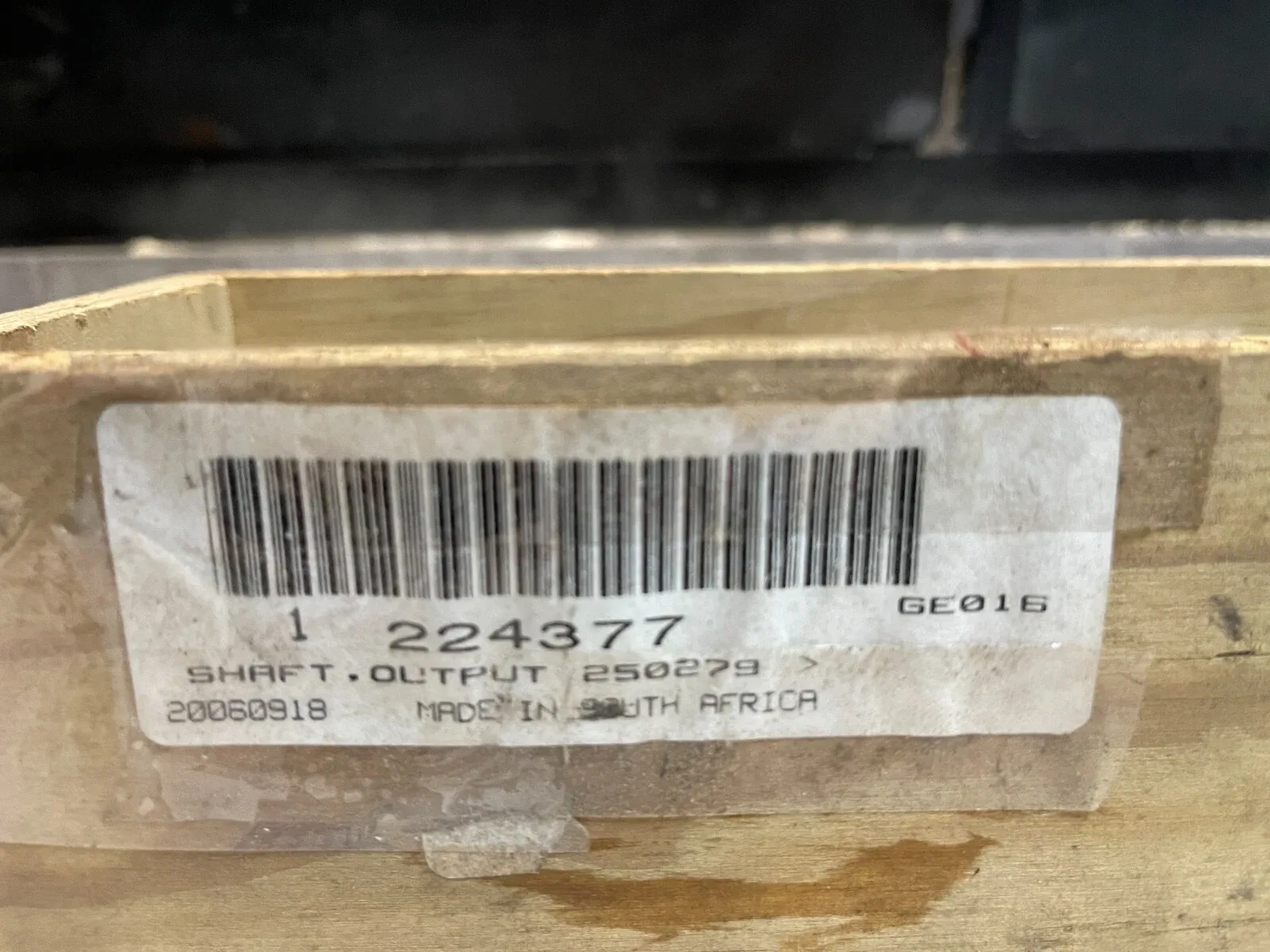 Bell 4206D Output Shaft 224377 image 2