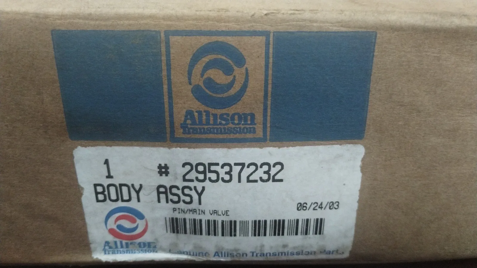 Allison Transmission Body Assy 29537232 Obsolete 1000/2000/2400 years 2004 2005 image 2