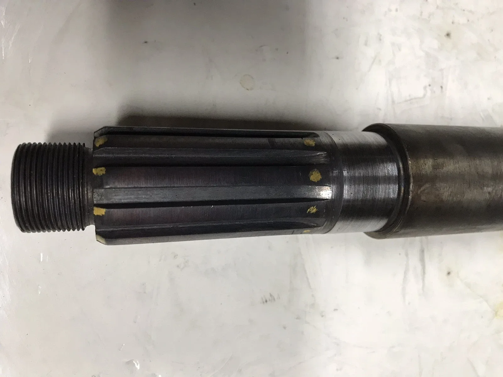 C6 Transmission Output Shaft 17-3/8" Long, 10-Spline Bolt-On Yoke image 2