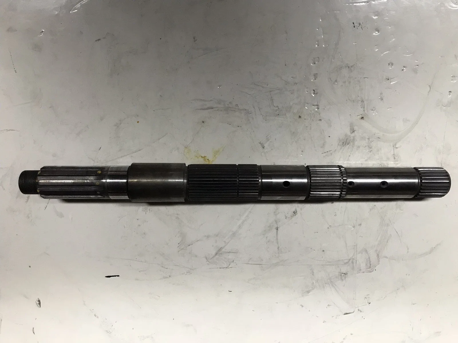 C6 Transmission Output Shaft 17-3/8" Long, 10-Spline Bolt-On Yoke image 4