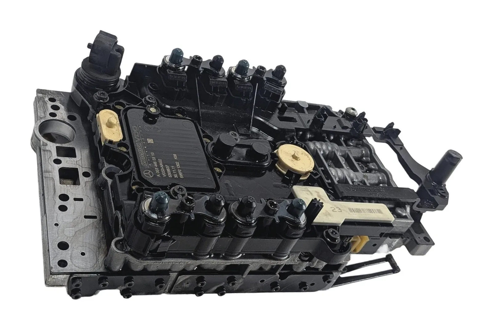12 MERCEDES GL450 (X164) 722.9 AUTO TRANSMISSION VALVE BODY w/ CONDUCTOR PLATE image 2