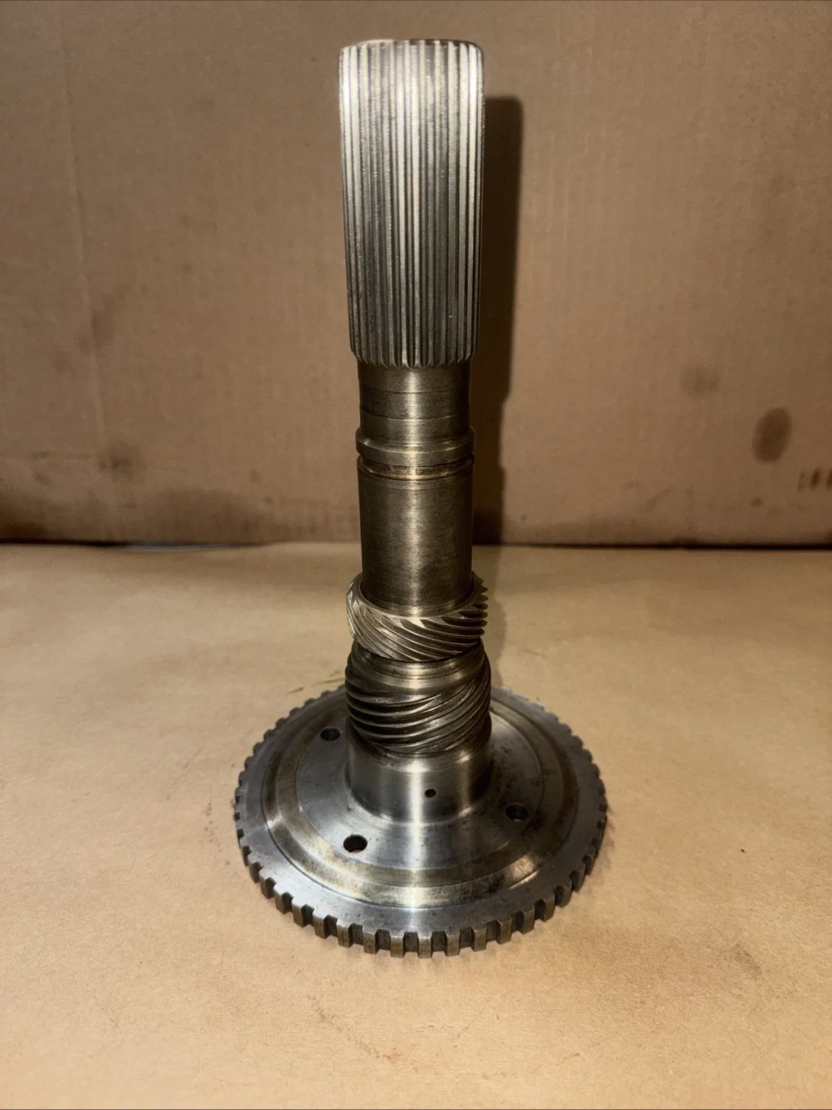 GM 400 2WD Output Shaft — Slip-On Yoke, Steel Speedo Gear (Used)