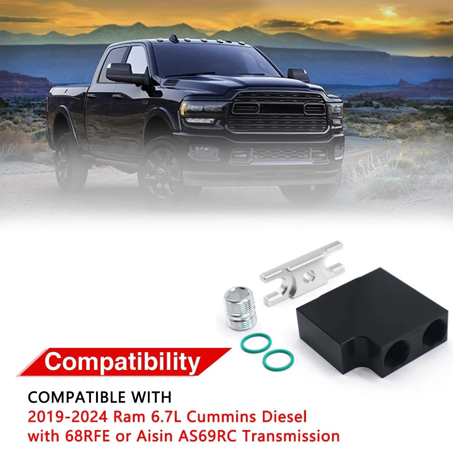 2019-2024 Dodge Ram 6.7L Cummins 68rfe/as69rc transmission thermal bypass valve image 2