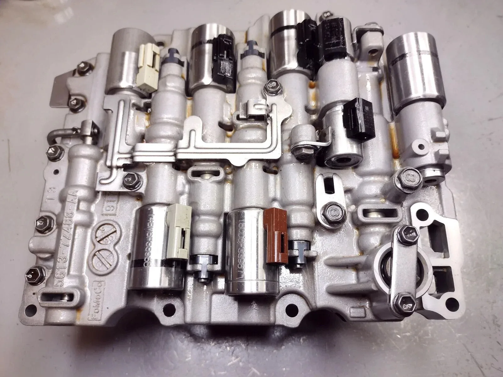 2006-2009 Mazda TF-81SC AW6A-EL Transmission Valve Body with Solenoids