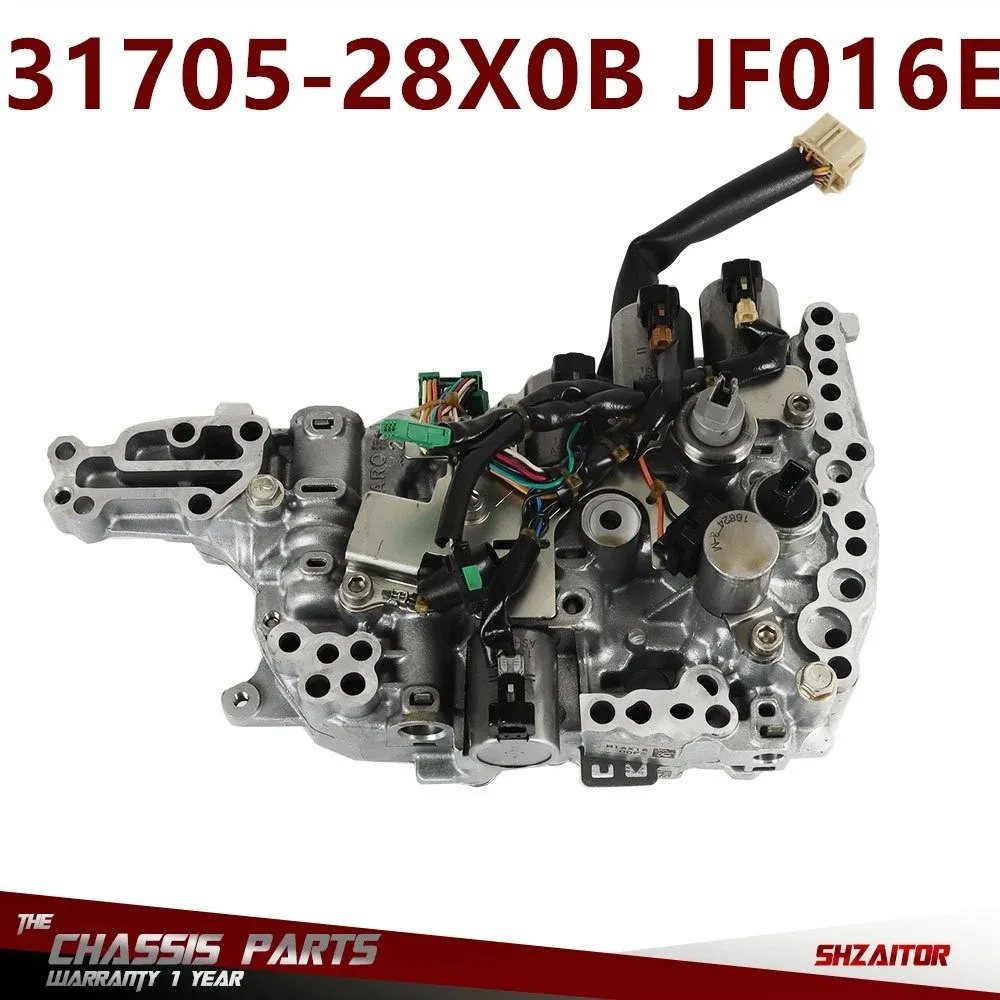JF016E CVT Transmission Control Valve Body W/ Solenoids For Nissan 2.5L RE0F10D